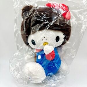 Hello Kitty x Monchichi Collaboration Plush Doll Large
